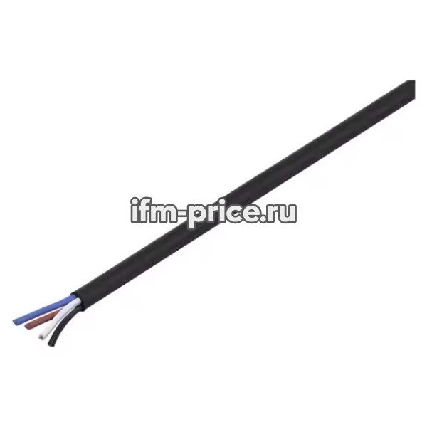 Объемный кабель, CABLE/100 М/ PUR/4X0,34/BK