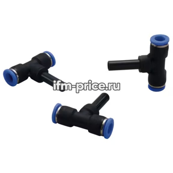 Вставной тройник для пневматических соединений, AirBox push-in T-connect 10шт