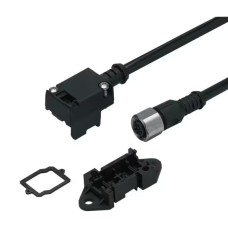 Соединитель со смещением изоляции плоского кабеля AS-Interface, разъем FC, M12, V2A, 1 м