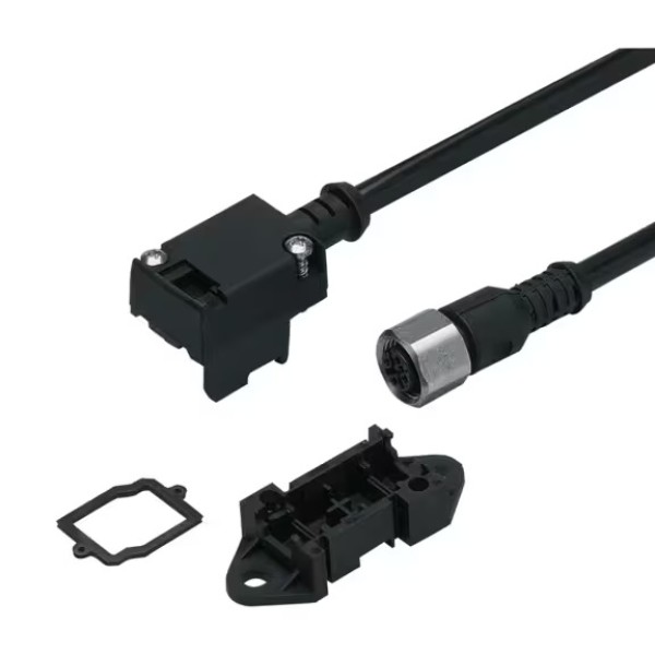 Соединитель со смещением изоляции плоского кабеля AS-Interface, разъем FC, M12, V2A, 1 м