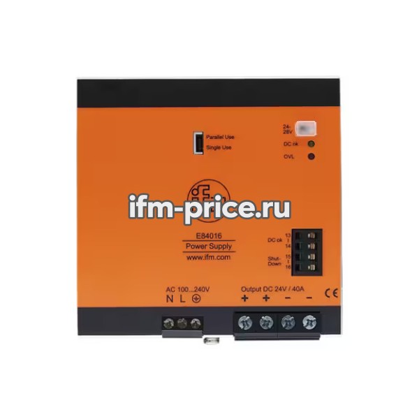 Импульсный источник питания 24 В постоянного тока, PSU-1AC/24VDC-40A