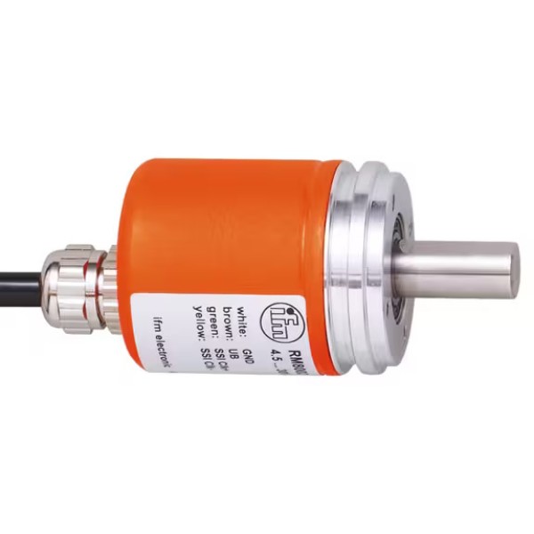 Абсолютный многооборотный энкодер со сплошным валом, RMS4096-S24/L21
