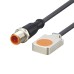 Индуктивный датчик с IO-Link, IQ23007BFRKG/IO/0,3М/PUR/US